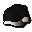black santa hat